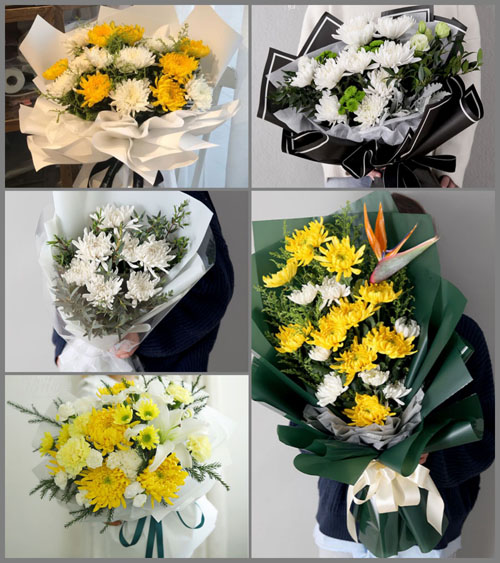 湖北黄冈市浠水县团陂镇倒旗河村白事花束代送